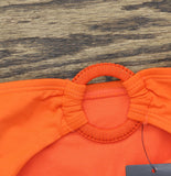 Lauren Ralph Lauren Macrame-Ring Hipster Bikini Bottom Persimmon Orange 14