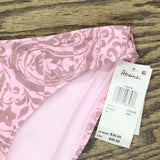 Raisins Juniors Lowrider Printed Bikini Bottom N710943 Mauve Pink M