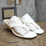 Naturalizer Womens Lenna Wedge Sandals Shoes I0693L2 White 9.5M