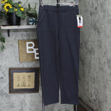 Mondetta Womens Knit Fleece Lined Herringbone Straight Leg Pants 180914