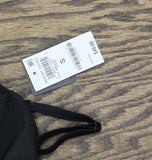 Bar III Womens Resort Solids Ring-Detail Bikini Swim Top MBRS24101 Black S