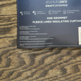 Eclipse Grommet Top 100% Blackout Single Curtain Panel Taupe Brown 50x108