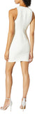 Likely Womens Sleeveless Manhattan Bodycon Dress with Studs White 6