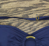 Bleu by Rod Beattie Bandeau Tankini with Removable Shoulder Strap Navy Blue 8