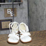 Franco Sarto Parker Ankle Strap Block Heel Sandals I4995L2 White Leather 7.5M