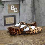 A New Day Womens Tasmin Leopard Flats 94568233 Leopard Brown 10M