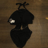 Bar III Womens Cowlneck One Piece Swimsuit 69a78e3ded4c4 Black L