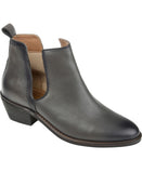 Journee Signature Women's Brigitte Cutout Bootie Shoes BRIGITTE Gray 8.5M