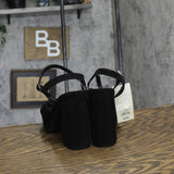 A New Day Womens Riah Platform Heels with Memory Foam Insole 88075205 Black 8M