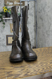 Wild Fable Womens Rebel Tall Moto Buckle Boots 90366583 Brown 7.5M