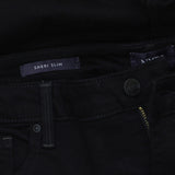 NYDJ Womens Plus Sheri Slim Jeans WNBBSS8518 Black 22W