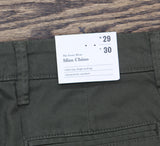 Goodfellow & Co Mens Every Wear Slim Fit Chino Pants 54490693 Paris Green 29x30