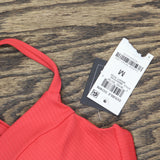 Bar III Womens V-Wire Plunge-Neck Bralette Bikini Swim Top Bright Rose Pink M