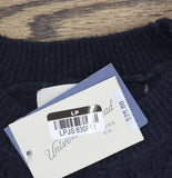 Universal Thread Crochet Sweater Vest Crewneck Sleeveless 94429877 Navy blue XL
