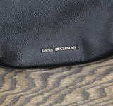 Dana Buchman Faux Leather Adjustable Crossbody Shoulder Purse Black One Size