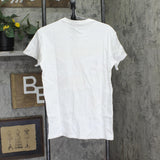 Unfortunate Portrait Graphic Pizza Short Sleeve T-Shirt UPMB-1001 White S