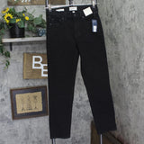 Universal Thread Womens Mid-Rise 80's Slim Straight Ankle Jeans 94627412 Black 2