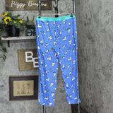 Comfort Code By Cuddl Duds Soft & Light Knit Pajama Set Pool Green / Pups M