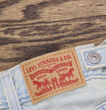 Levi's Womens High-Rise Cinch Baggy Jeans Zip Fly 94417177 On Blast Blue 26X31