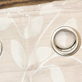 Linden Street Top Light-Filtering Single Curtain Panel Silver Beige Brown 50x84