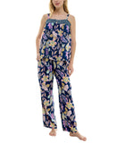Roudelain Womens Knit Smocked Swing Pajama Shirt Top EHJE150M Rain Forest Blue M