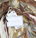 1. STATE Womens Printed Lace-Trim Halter Dress DS93253731Z Rust Brown Multi XL