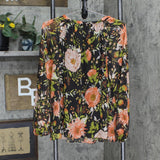 Lc Lauren Conrad Women's Tie-Front Peasant Top WL23W033RP