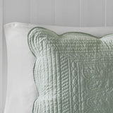 Madison Park Marino 3-Piece Reversible Quilt Set Medallion Seafoam Full / Queen