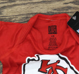 Outerstuff Infant NFL Kansas City Chiefs Team Logo Bodysuit Red 0-3 Months