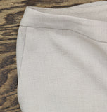 Kasper Extended-Tab Straight-Leg Trouser Dress Pants Summer Straw Gray 16