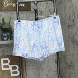 Flora Nikrooz Womens Gabriella Pajama Shorts T91051 Blue XL