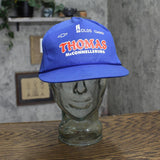 Mohrs Vintage Thomas Chevy Olds Geo Rope Snapback Baseball Hat Royal Blue OS