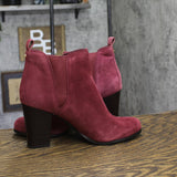 Michael Michael Kors Womens Evaline Pull-On Dress Booties Mulberry Purple 11M