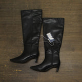 Universal Thread Womens Kendra Kitten Heel Tall Dress Boots 90511058 Black 6M