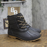 Universal Thread Womens Tiffani Boots Water Resistant Duck 94642638 Black 9M