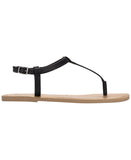 Wild Pair Womens Krisleyy Sandals Thong 10020642900 Black 9M