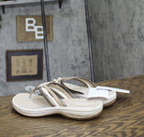 Clarks Cloudsteppers Breeze Womens Thomng Sandals Metallic Brown 7M