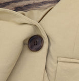 A New Day Womens Signature Crepe Slim Fit Blazer Jacket 92994547 Tan Brown L
