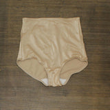 Bali Womens Jacquard Mesh Tummy Panel Firm Control Briefs X710 Nude Brown S