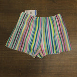 Coco Contours Striped Hestia Swim Shorts T84170 White Multi XL