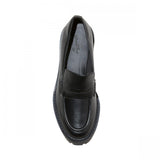 Universal Thread Womens Maisy Loafer Heels with Memory Foam Insole Black 6.5M