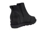 Sorel Womens Evie II Zip Wedge Ankle Boot 2056371 Black / Black 8.5M