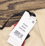 V. Fraas Womens Plaid Boucle Ruana Wrap 061285 Beige Brown