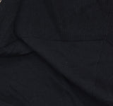Kasper Womens Open Front Knit Ribbed Asymmetric Hem Cardigan Sweater Black S