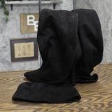 Steve Madden Womens Vanquish Faux Suede Thigh-High Boots VANQ01S1 Black 7M