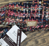 Feelgoodz Yarn Artisan Woven Stella Winter Scarf Amador Black Multi One Size