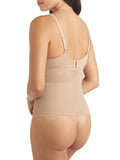 Miraclesuit Shaping Sexy Sheer Extra Firm Control High-Waist Thong Nude Brown L