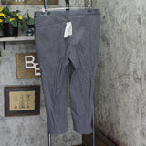 Alfred Dunner Womens Proportioned Short Allure Slim Pant Pants Gray 18 Short