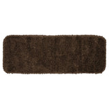 Garland Rug Serendipity Shaggy Washable Nylon Bath Mat Rug Chocolate Brown 22x60