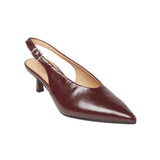 A New Day Womens Samantha Slingback Kitten Heels 94462861 Burgundy Red 6M